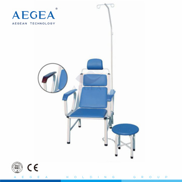 AG-TC002 Hôpital infusion option de couleur médicale infirmière chaise de transfusion